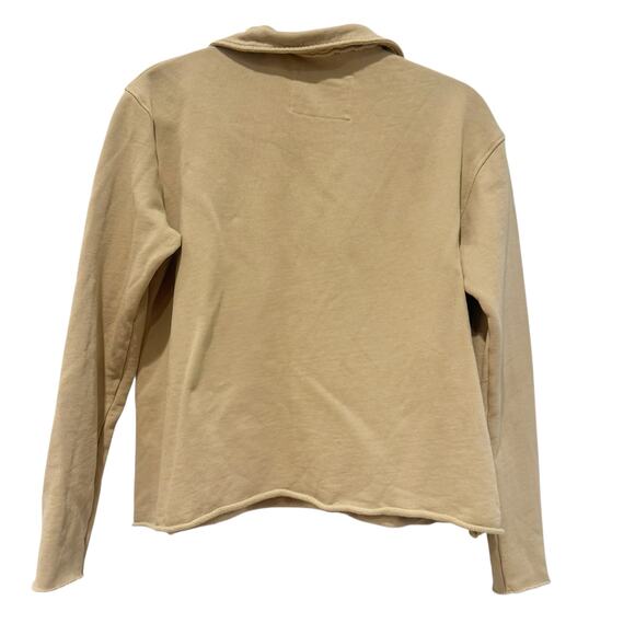 Frank & Eileen Patrick Triple-Fleece Popover Henley Top Toast Size Small NWOT - Picture 7 of 12